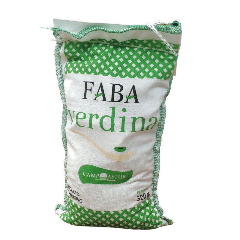 Saco de  faba verdina